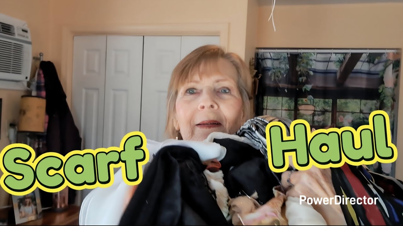 My Sister in Law gave Me ALL these Scarves #new2me #scarves #hauls #mychannel #fashiontrends