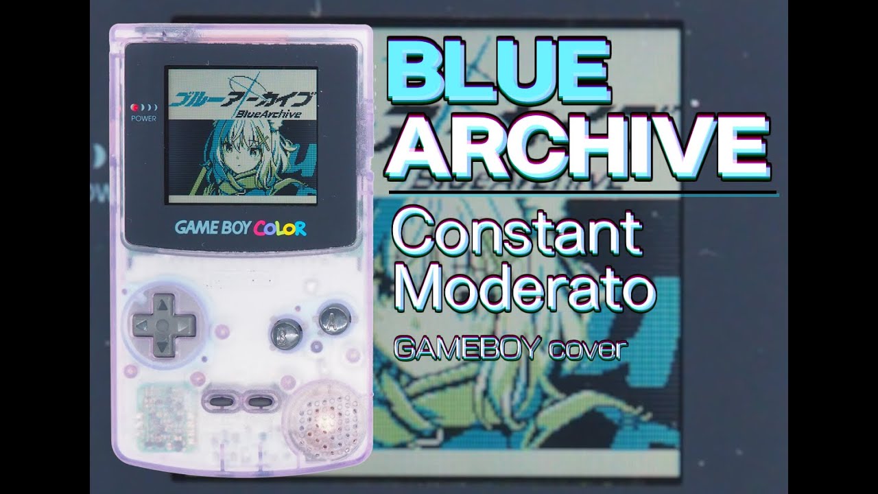 [GAMEBOY Cover] ブルーアーカイブ / Blue Archive - Constant Moderato