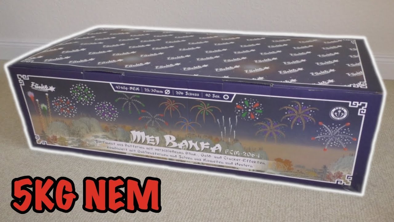 FUNKE MEI BANFA | MEGA - VERBUNDFEUERWERK 5KG EXPLOSIVMASSE 💥💥💥