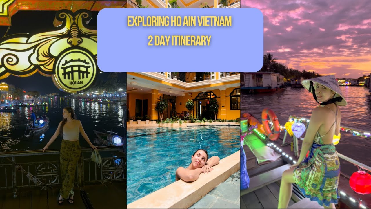 Исследуем Хойан, Вьетнам 🇻🇳 | Платья, сшитые на заказ, лодки на закате и проживание в роскошном б...