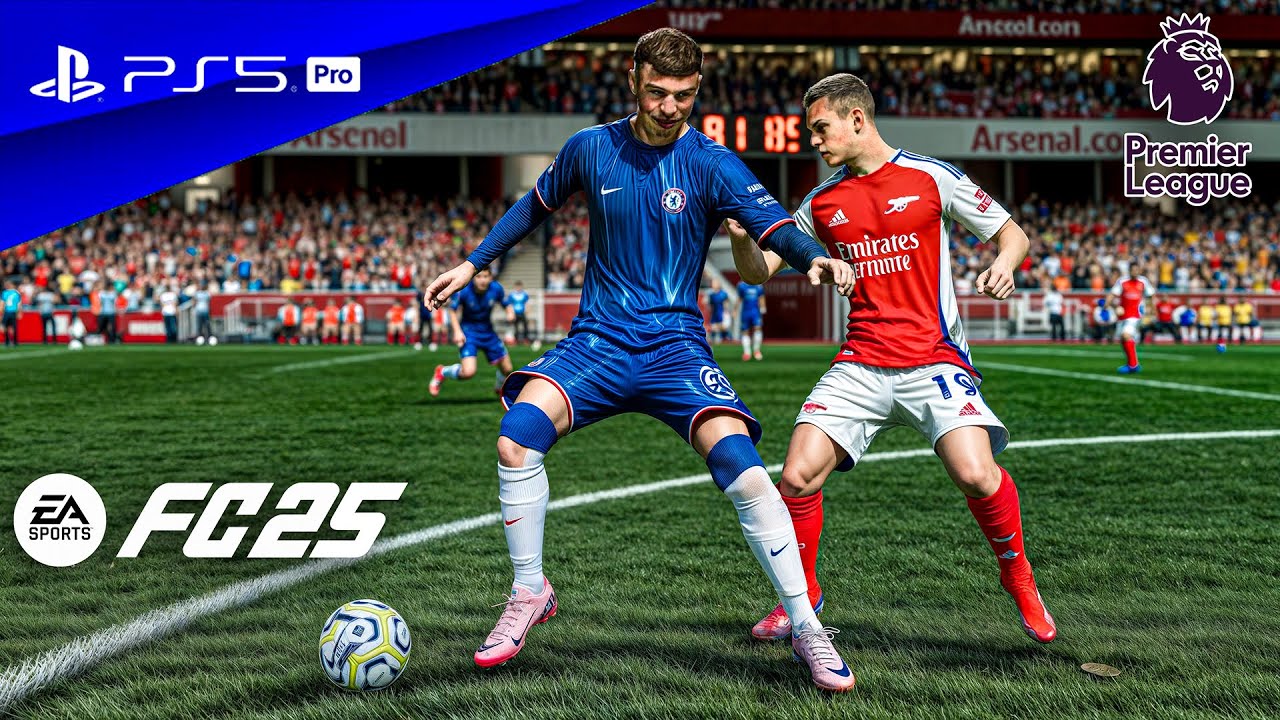 FC 25 - Arsenal vs. Chelsea Ft. Palmer, Rice, | Premier League 24/25 Full Match | PS5 Pro [4K60]