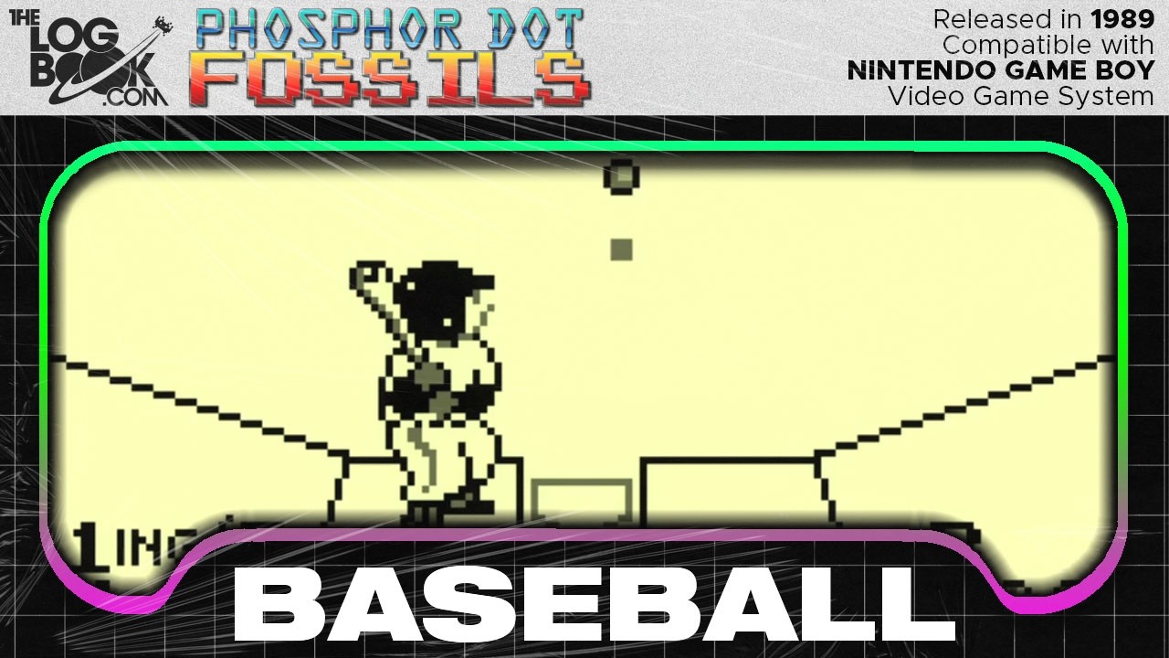 Phosphor Dot Fossils: Baseball (Game Boy, 1989)