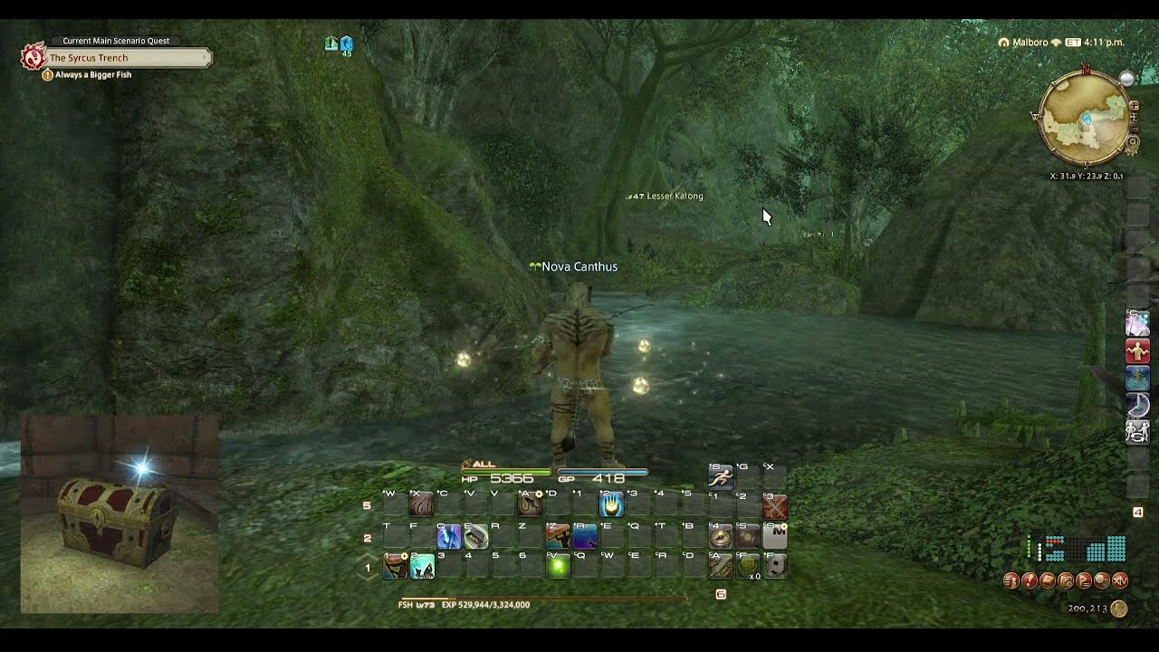 FFXIV No GP Big Fishing [55&56] Namitaro