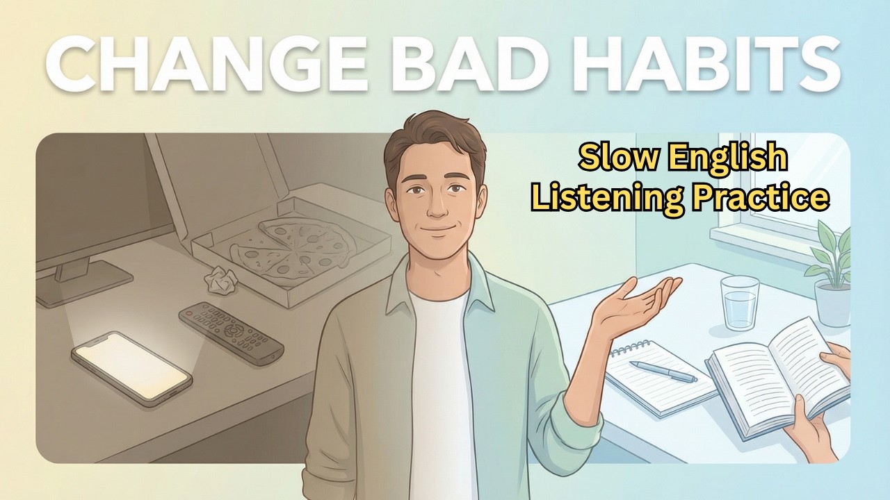 How to Change Bad Habits Easily | Learn English Through Motivation | English Listening Practice