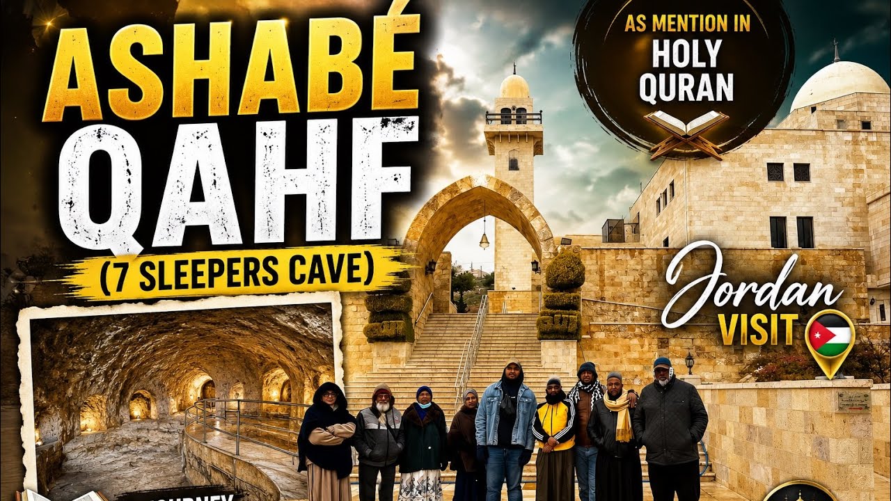Ashabé Qahf ( 7 Sleepers Cave ) As Mention In Holy Quran Jordan Visit #qicmauritius 