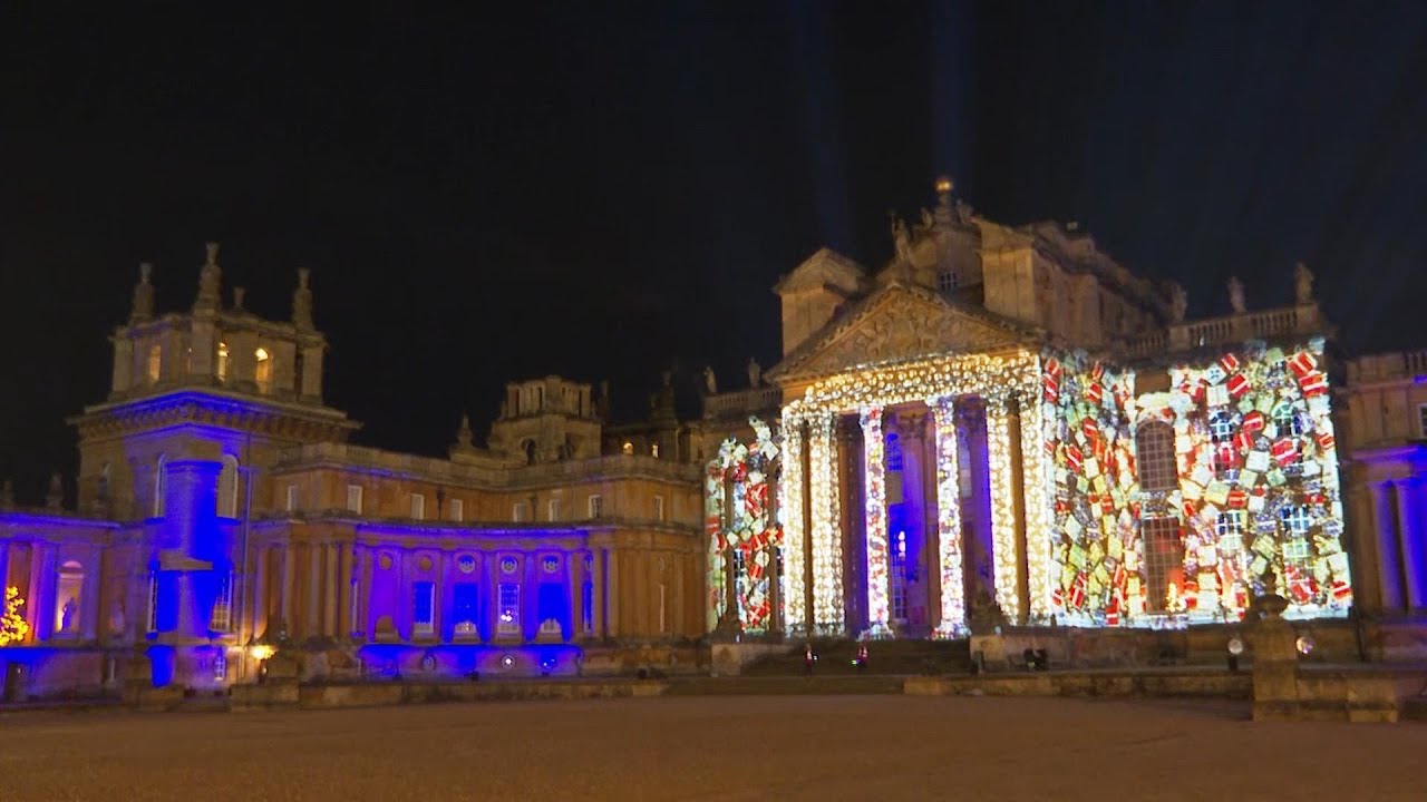 The magic of Sleeping Beauty lights up historic Blenheim Palace