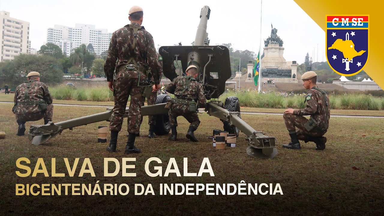 Salva de gala do Bicentenário da Independência.