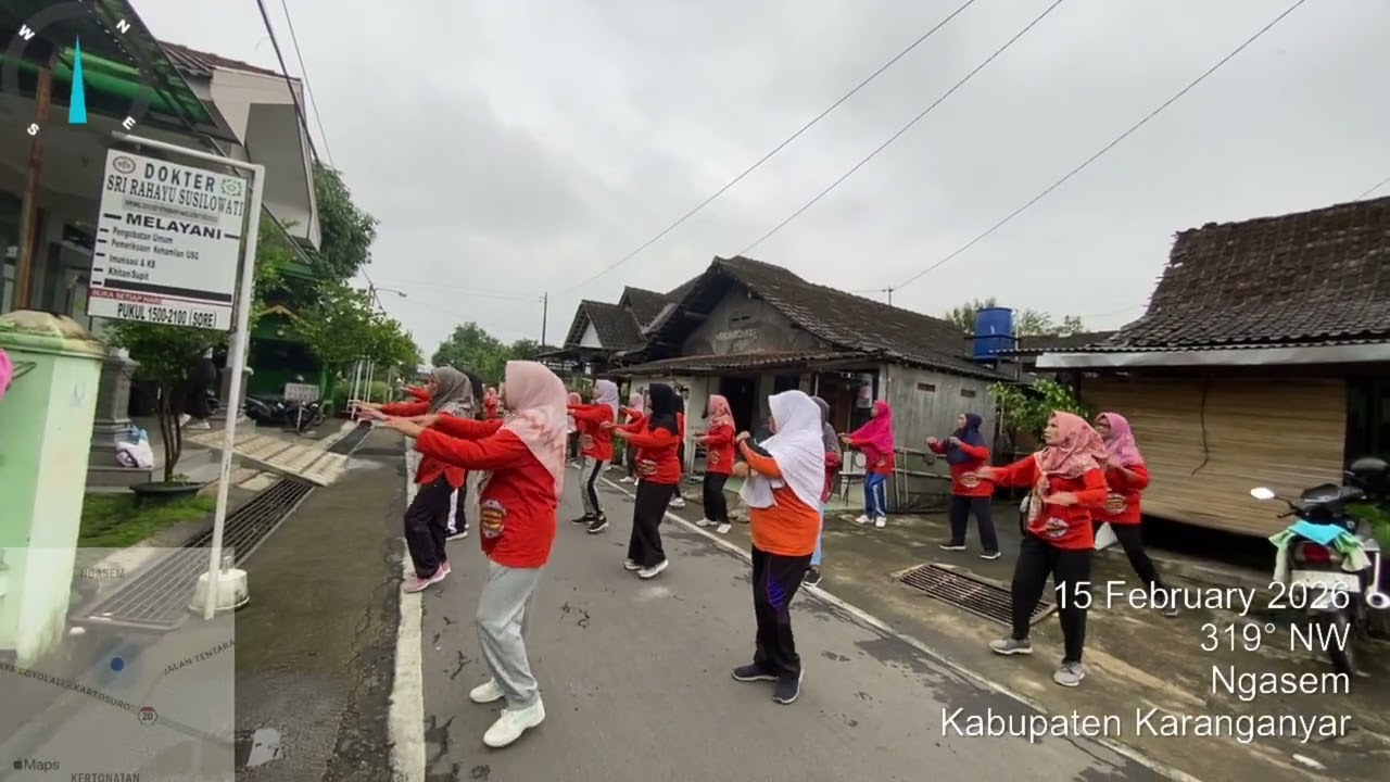 Senam Prolanis Rutin Setiap Minggu Pagi Praktek dr. Sri Rahayu Susilowati tgl 15 Februari 2026