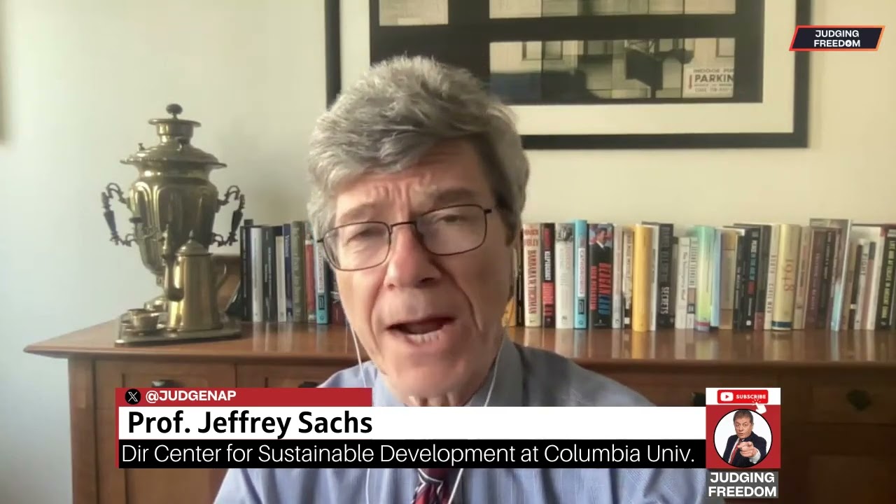 Prof. Jeffrey Sachs: Reacts to Congress Waving Ukrainian Flags