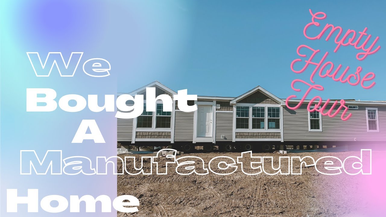 We Bought a Manufactured Home|Empty House Tour