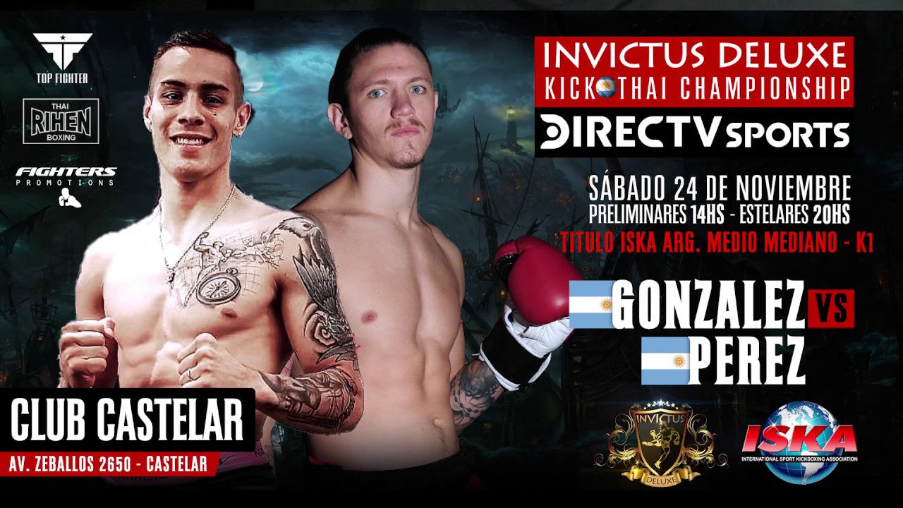Facundo P&eacute;rez vs Gerardo Gonz&aacute;lez - Invictus Deluxe - Nov 24