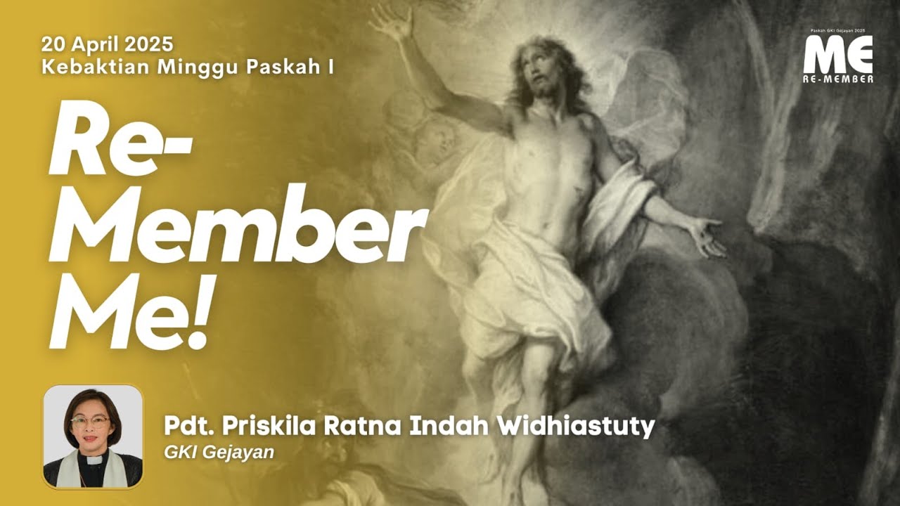 IBADAH PASKAH | Minggu, 20 April 2025 - Pukul 04.30 | Pdt. Ratna Indah Widhiastuty