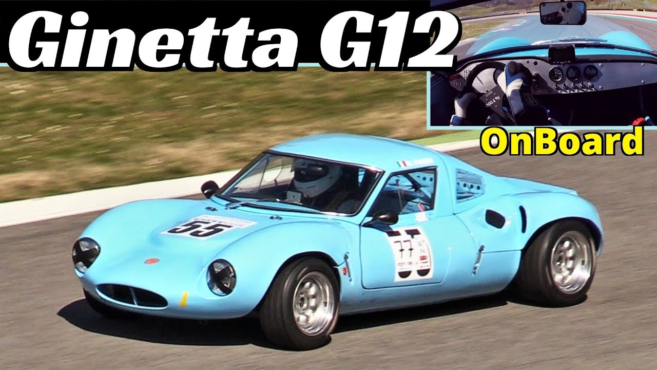 160hp Ginetta G12 + OnBoard - Rare 1966 UK Race Car -1.6-Litre Twin-Cam Engine - Mugello Circuit