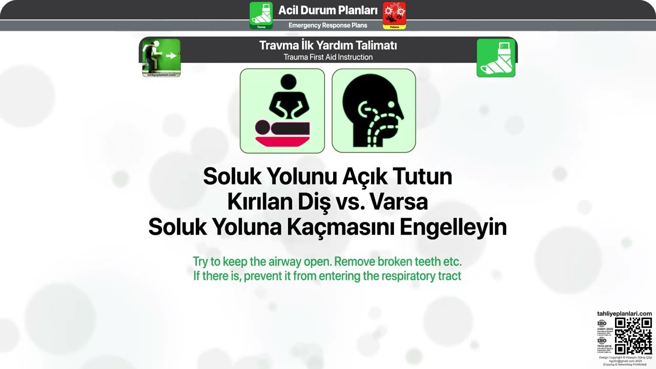 ADP 15 Travma İlk Yardım Talimatı A01