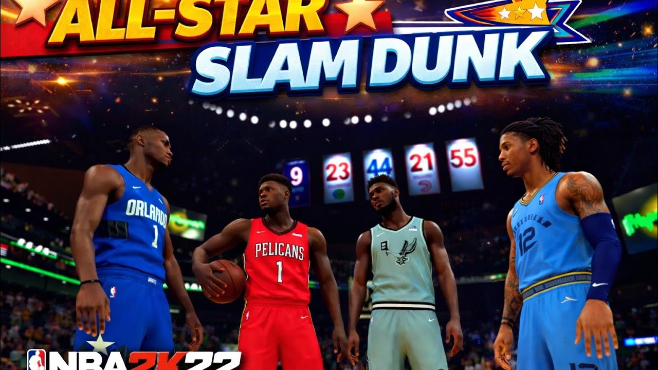 All Stars NBA 2K22 Mycarrer SLAM DUNK  