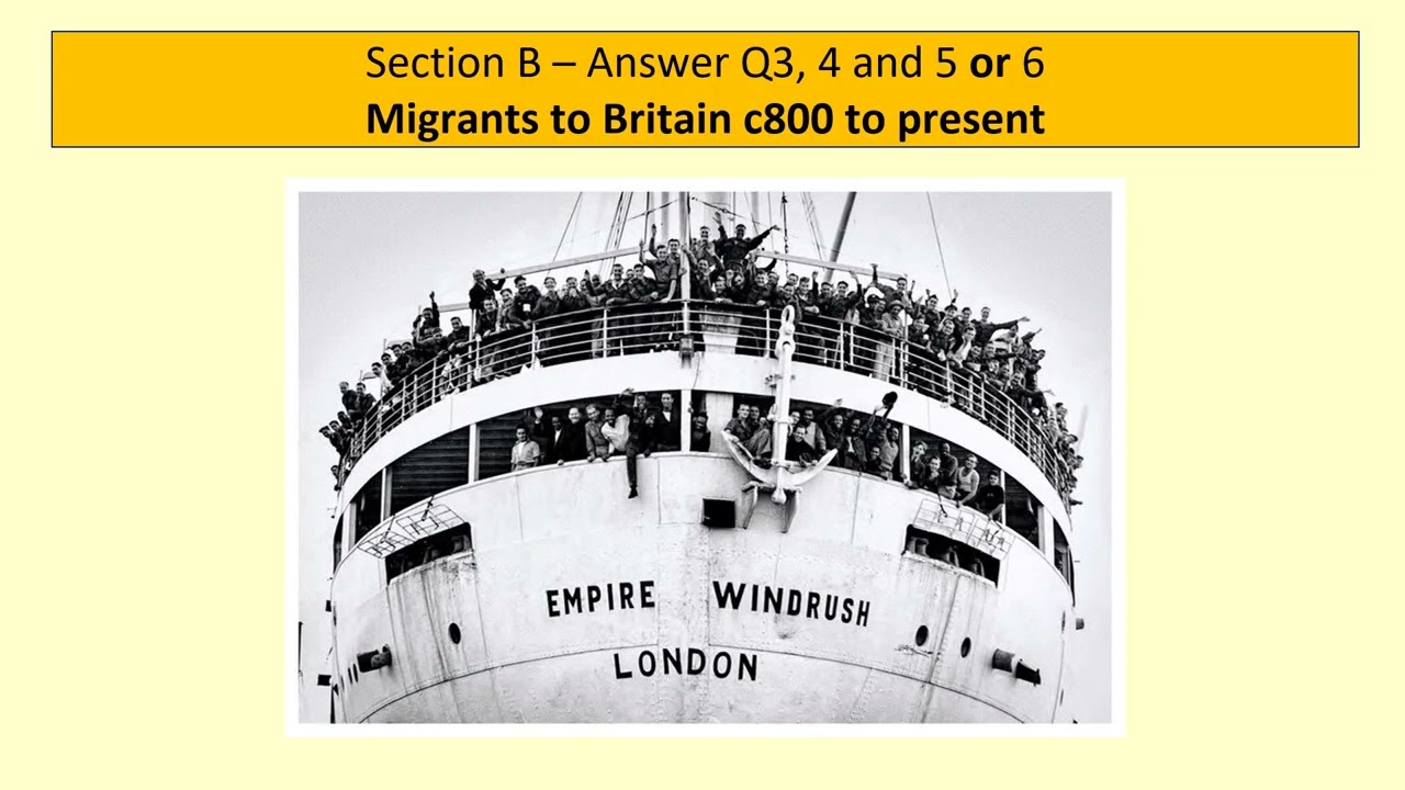 EdExcel GCSE History - Migrants to Britain and Notting Hill Historic Environment - Exam Walk Through