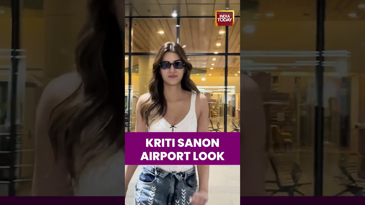 Kriti Sanon Turns Heads With Chic Airport Look in Mumbai #kritisanon #bollywood #entertainment