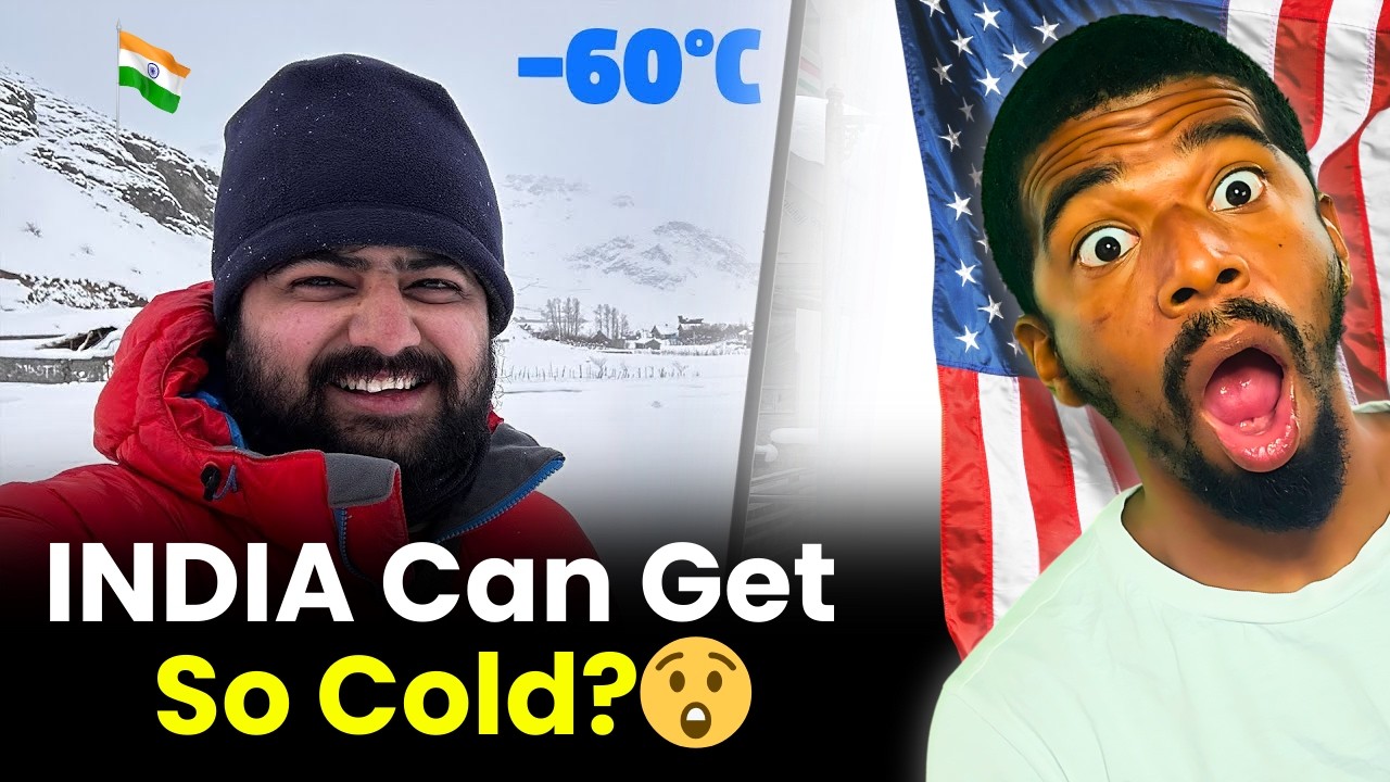 He Spent 4 days in India's Coldest Village DRAS (-60c) | Foreigner Reacts