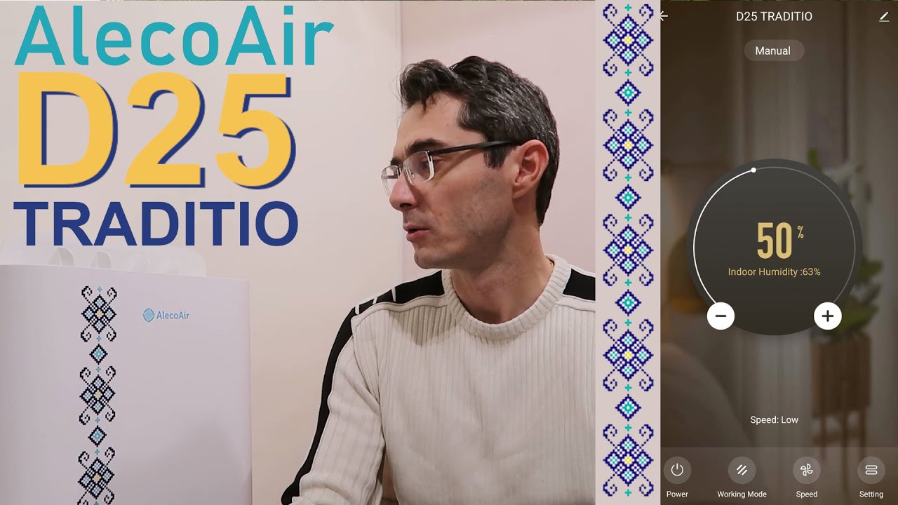 Dezumidificator si Purificator AlecoAir D25 TRADITIO - prezentare si test