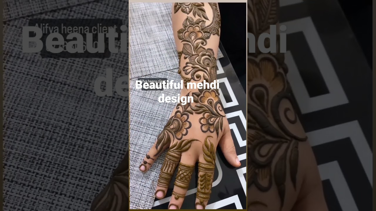 beautiful mehdi design 2023