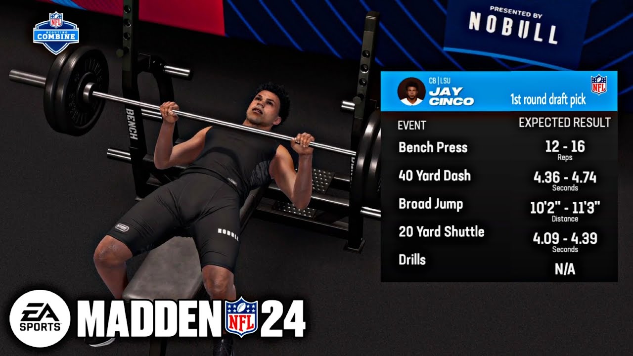 Draft Combine Drills CB Career Madden 24 Superstar Mode Part 1