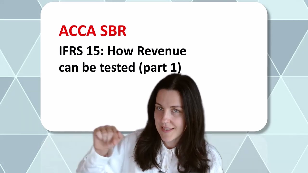 SBR Made Easy 105 IFRS 15 Revenue part 1