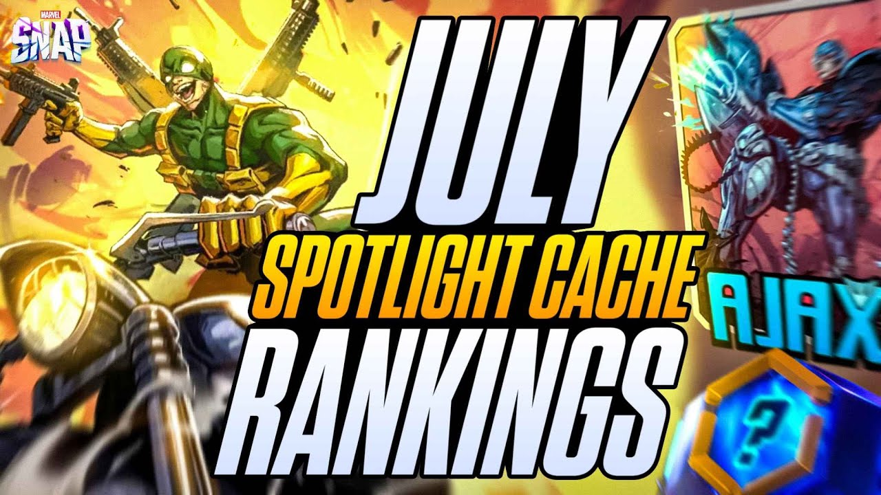 BEST SPOTLIGHT CACHES for JULY & AUGUST in Marvel Snap! Every Cache RANKED!