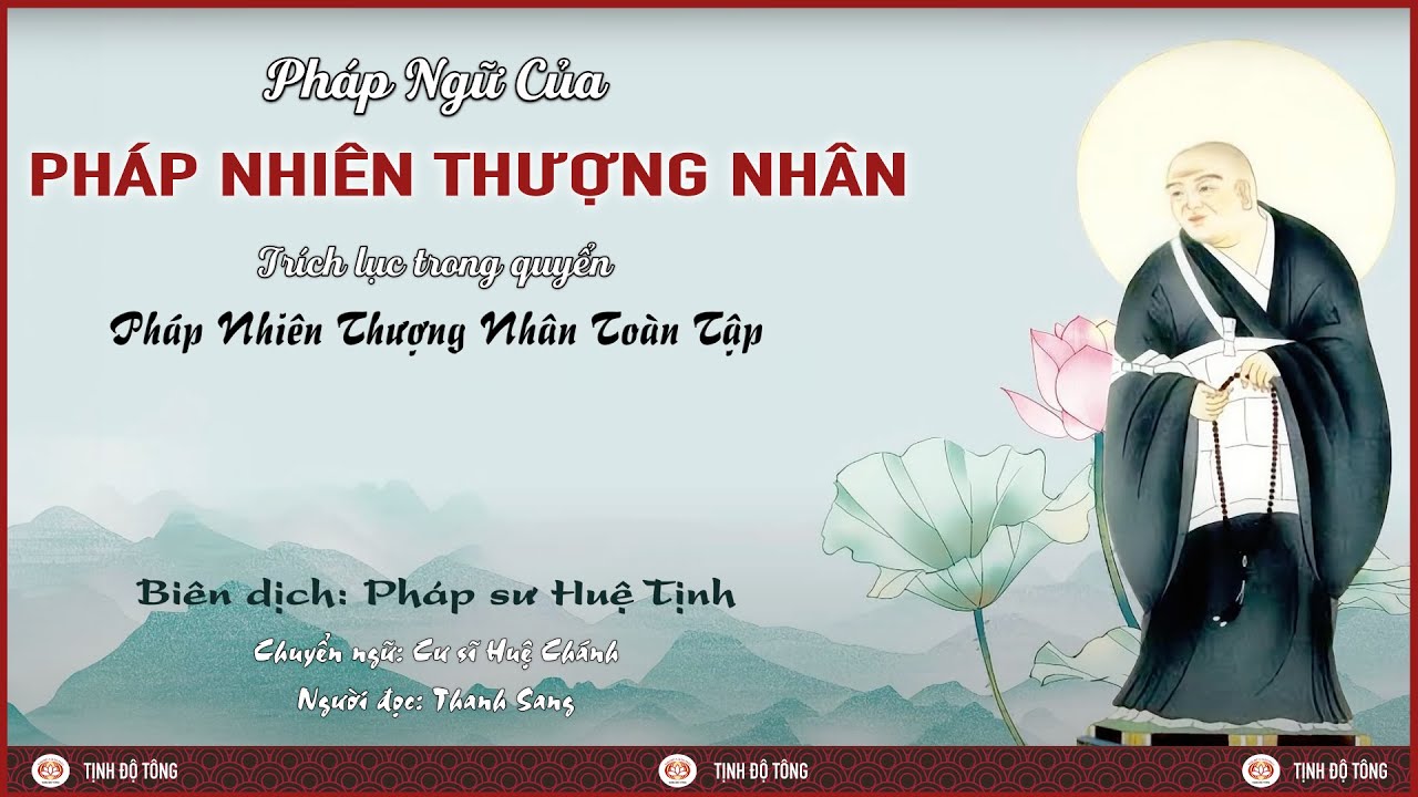 PHÁP NGỮ CỦA PHÁP NHIÊN THƯỢNG NHÂN