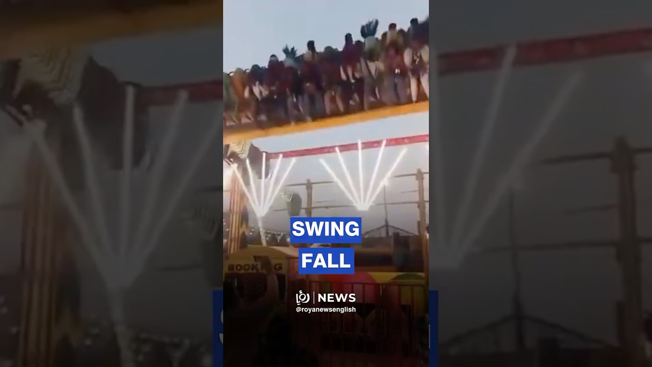 Swing collapses with 18 people aboard at Swarajkund craft festival