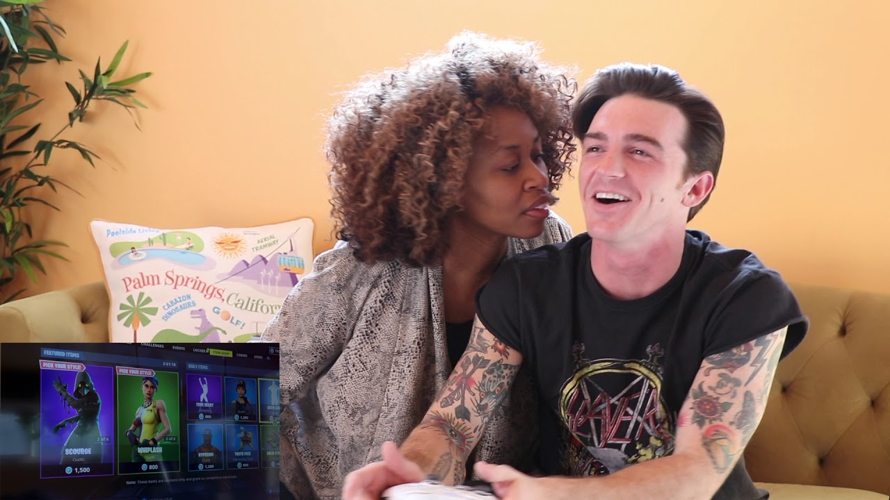 Drake Bell Teaches me Fortnite - GloZell xoxo