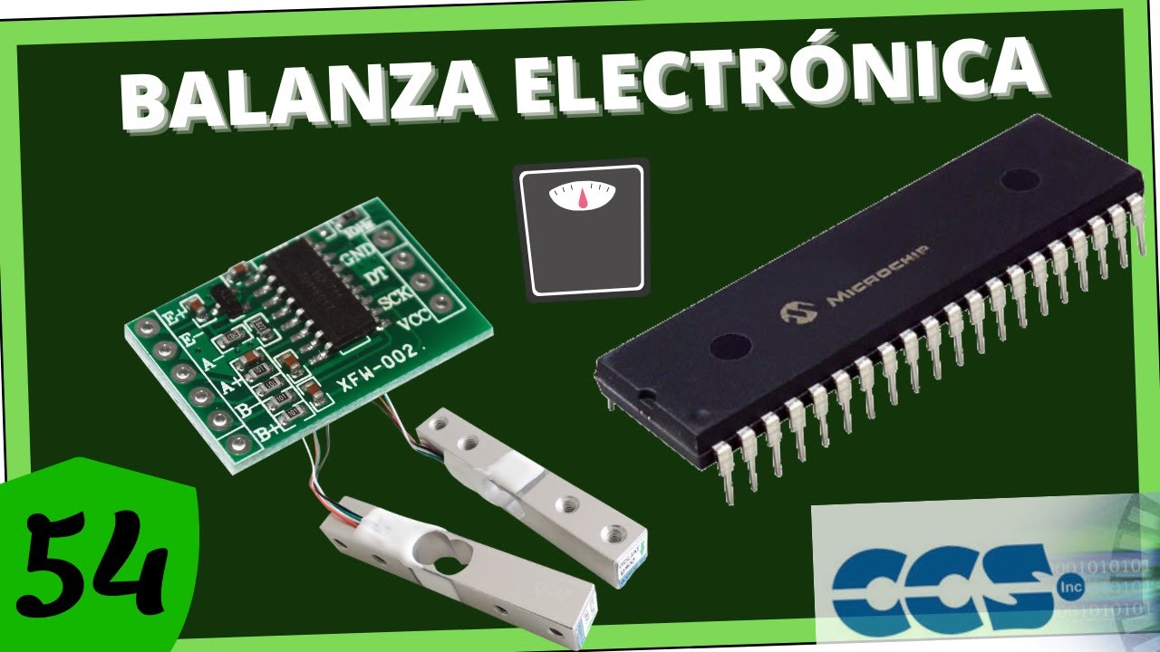 Balanza Electrónica con Microcontrolador PIC  + HX711 ⚖ CCS C - PIC C