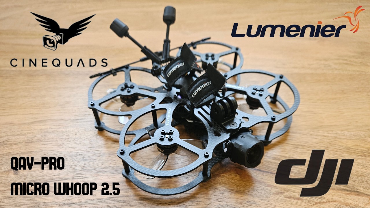 building best 2.5 cinewhoop step by step CINEQUADS Lumenier QAV-PRO Micro Whoop 2.5 DJI O4 Pro