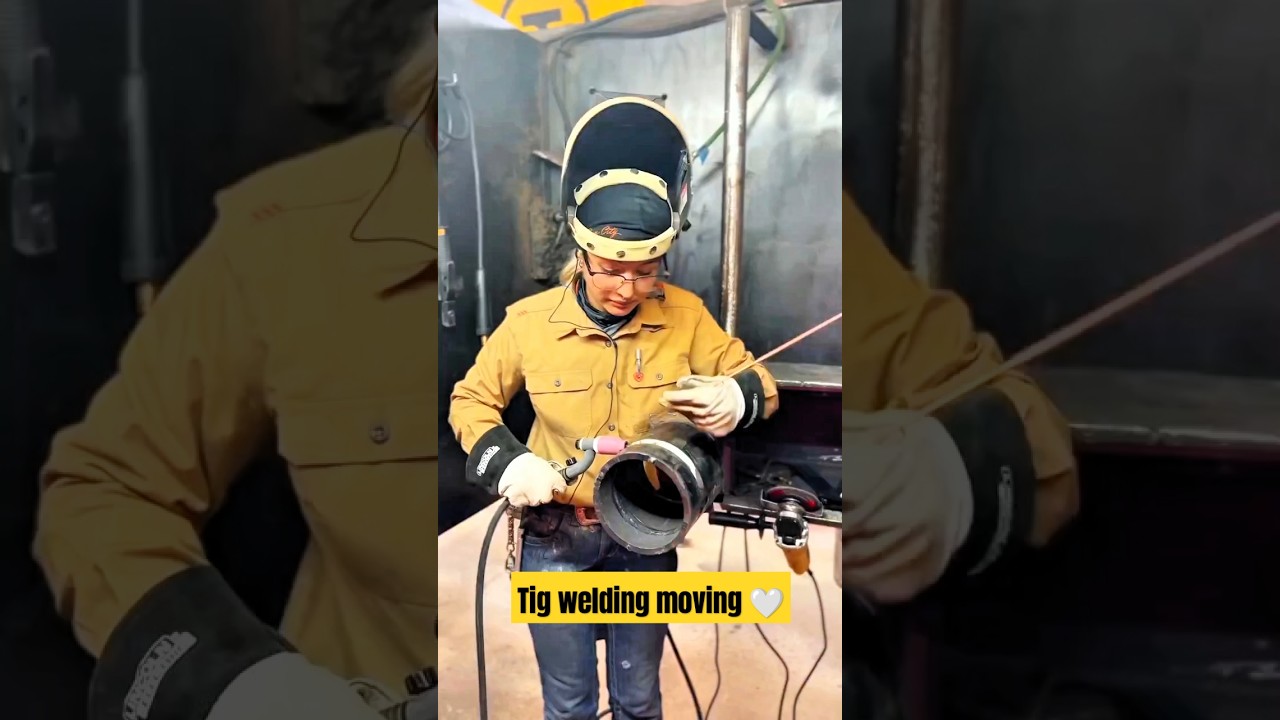 Why Women Excel at TIG Welding ❤️✅ #tig #mig #shorts #views #sunscribe