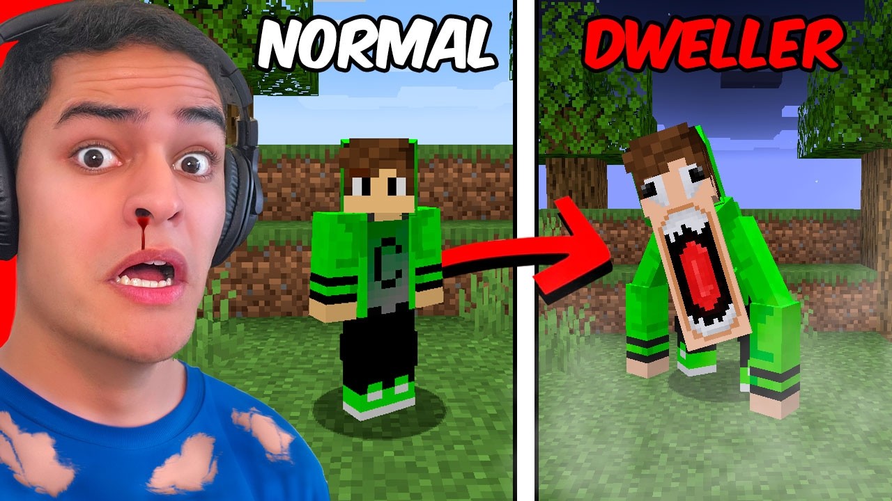 Transformei os MAIORES Youtubers de Minecraft em CRIATURAS de TERROR!