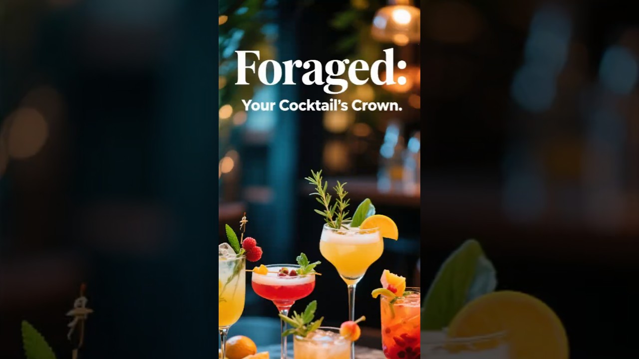 Foraged - Your Cocktail's Crown #cocktail #cocktails #bartender #bartending #drink #drinkrecipe #bar