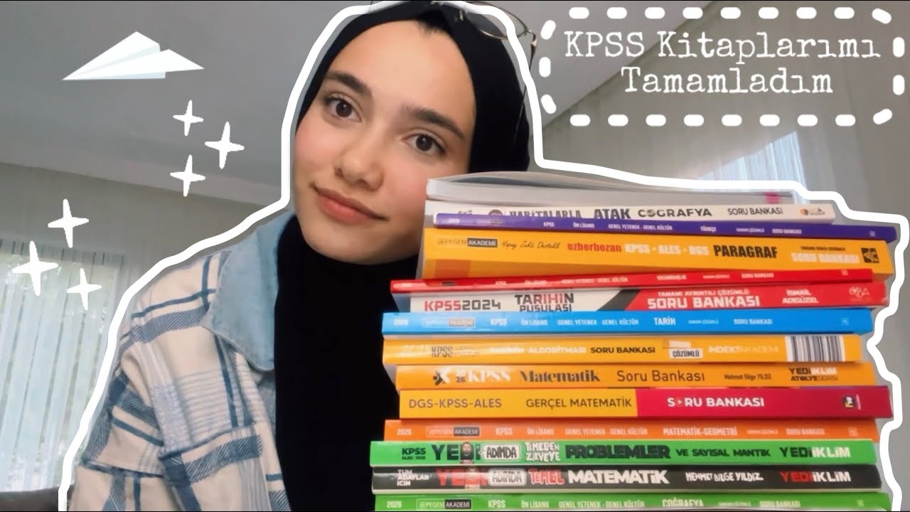 KPSS Kitaplarımı Tanıtıyorum | 2026 Hedefim ve Motivasyonum 🎯