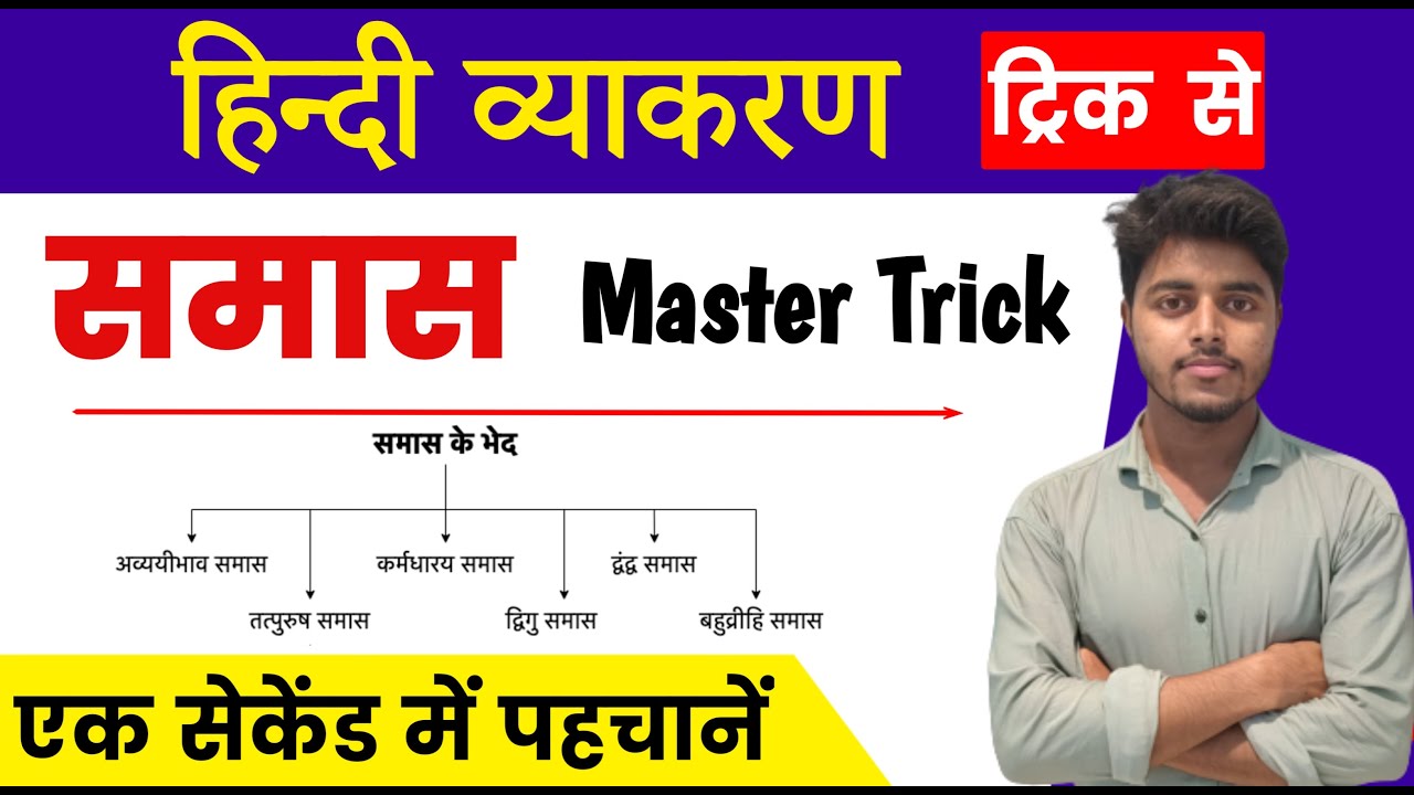 समास हिन्दी व्याकरण | Samas Tricks In Hindi | Samas Hindi Grammar Class 12 | Samas Objective