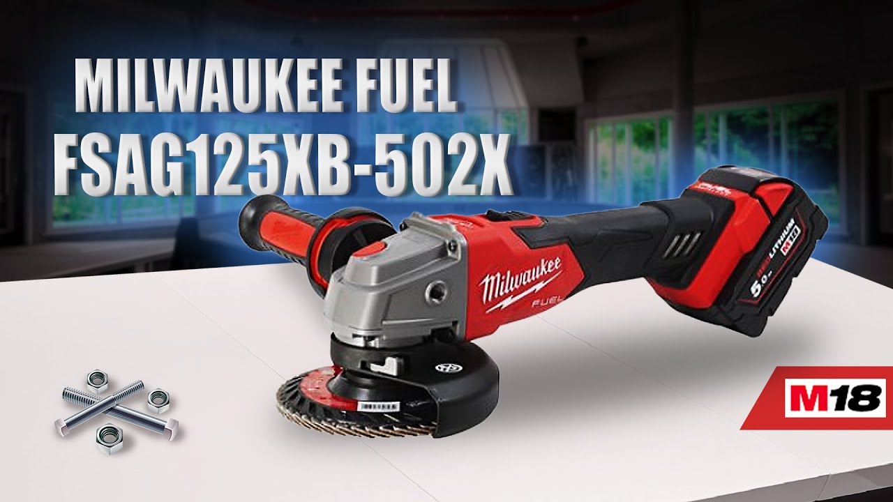 АККУМУЛЯТОРНАЯ УШМ MILWAUKEE M18 FUEL FSAG125XB-502X