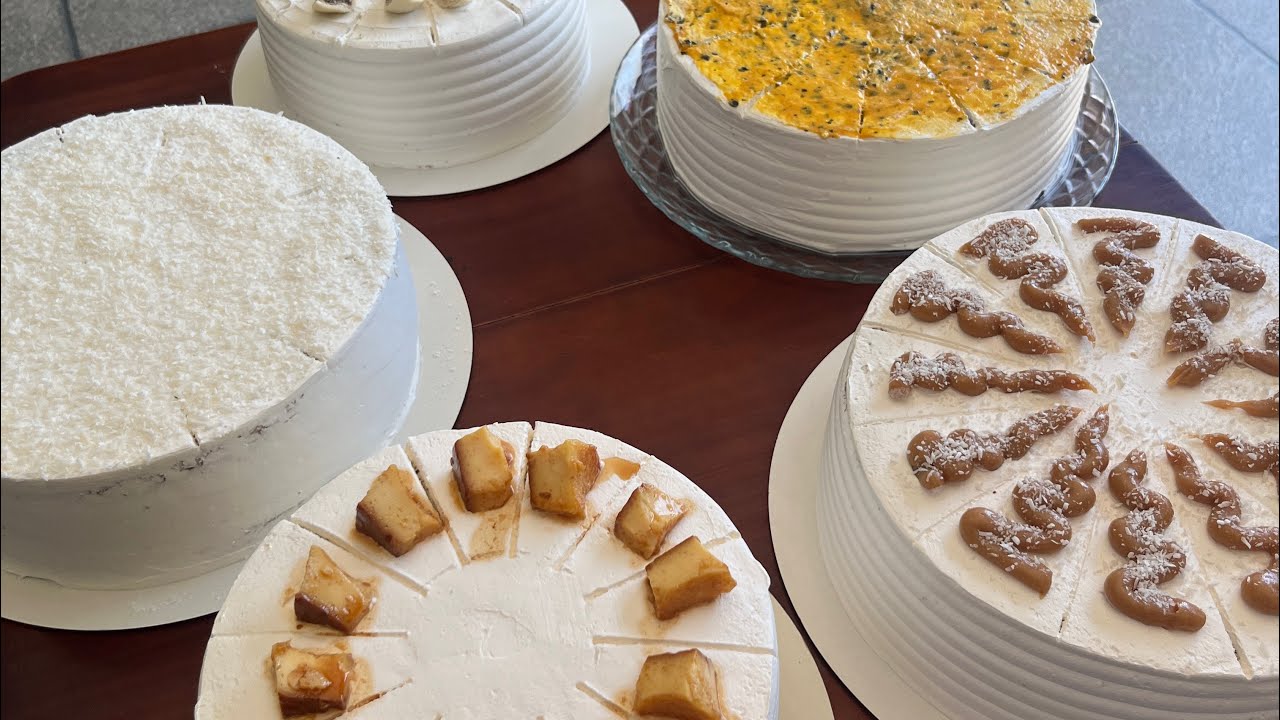 Continuação do nosso festival de fatias de bolos (montagem e vendas )