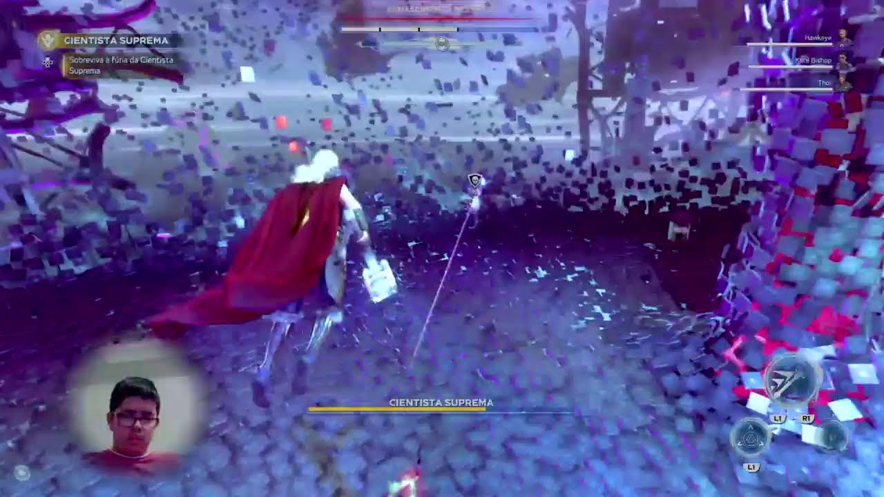 Transmissão ao vivo do PS4 de josinei marvel avengers ps4 gamplay