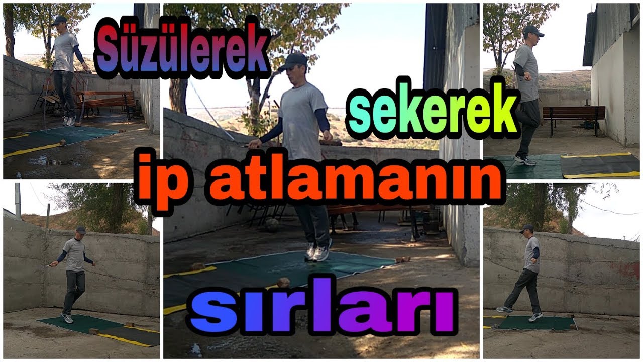 İp atlama temel adım çeşitleri ve uygulama esasları, ip nasıl atlanır, gösterimle öğren