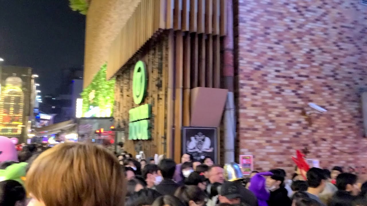 이태원 할로윈 사고전날 금요일 거리 영상 ITAEWON