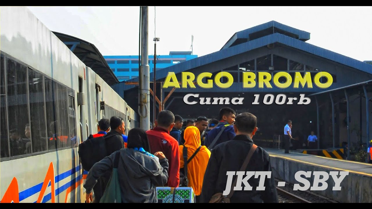 Cuma 100 ribuuu Naek kereta Argo Bromo Anggrek