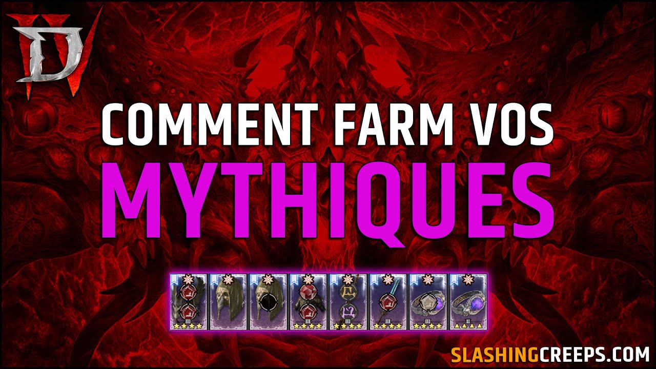 FARM MYTHIQUE DIABLO 4 SAISON 8, comment les récupérer !