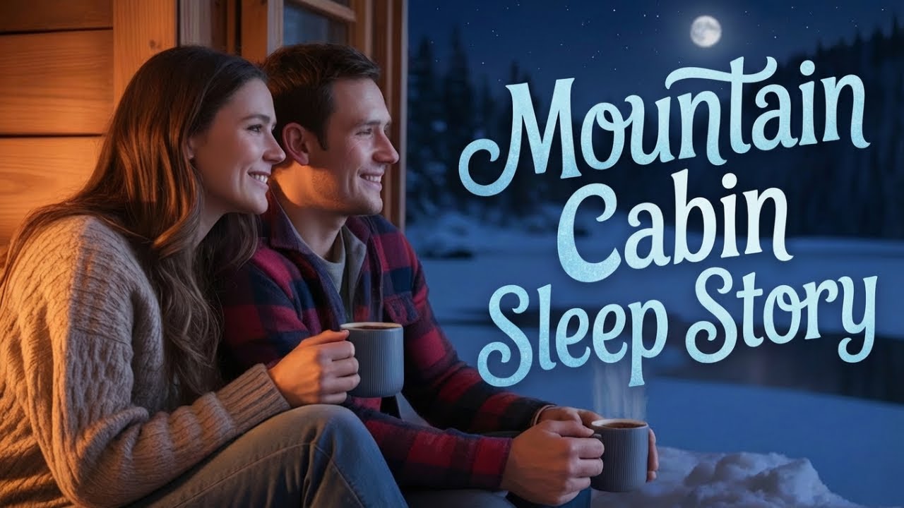 Fall Asleep to Poetic Verse in a Snowy Mountain Cabin | Sleep Romance