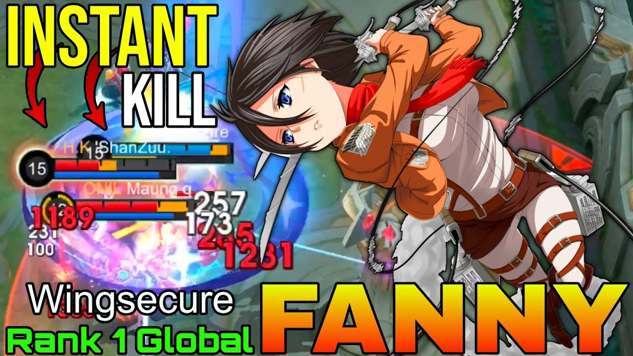 87% Win Rate Fanny Deadly Cable Combo - Top 1 Global Fanny by Wingsecure - Mobile Legends