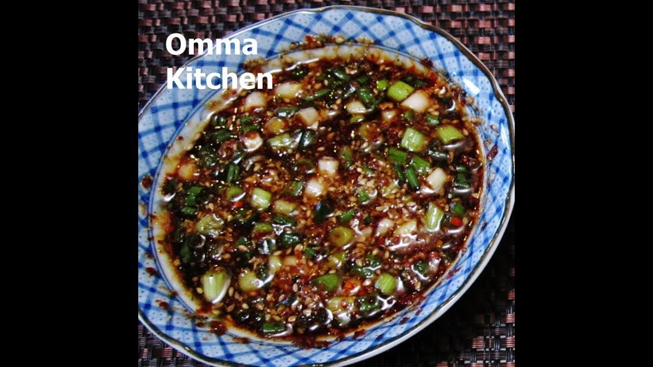 Koreanische Dip-Sauce f&uuml;r Tofu, Fleisch, Gem&uuml;se und Salat