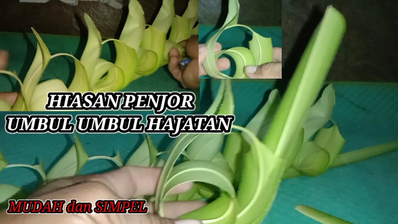 TOTURIAL ‼️  Cara Membuat hiasan bagian dari kembar mayang sisik naga 🐉 mudah dan simpel