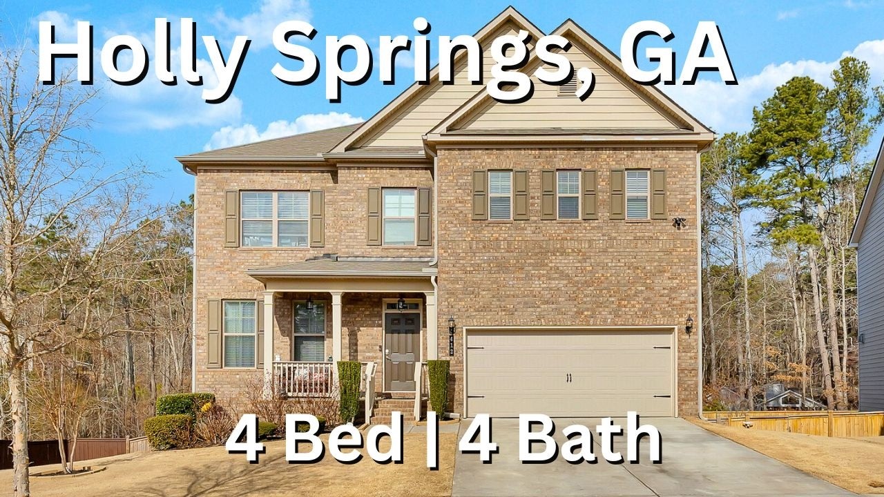 Two-Story Traditional Home | Holly Springs, GA | Huge backyard