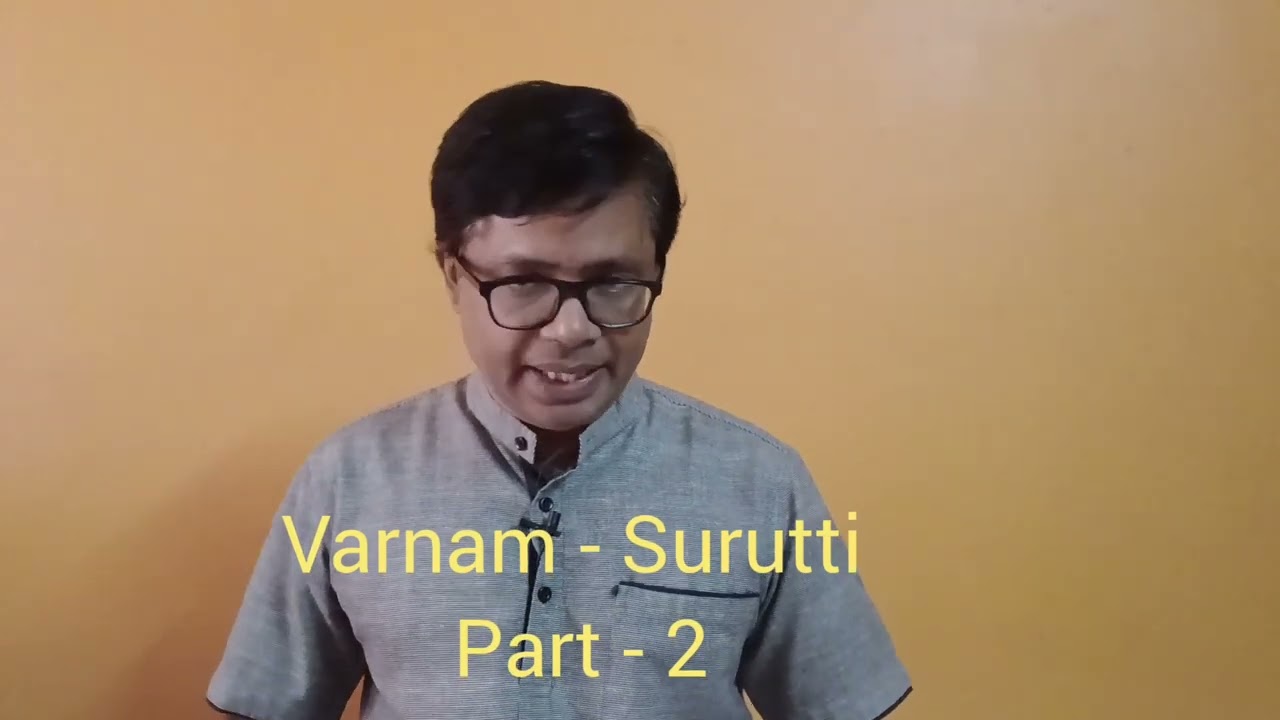 CARNATIC MUSIC LESSONS  - Class-182. Varnam - Surutti. Part - 2